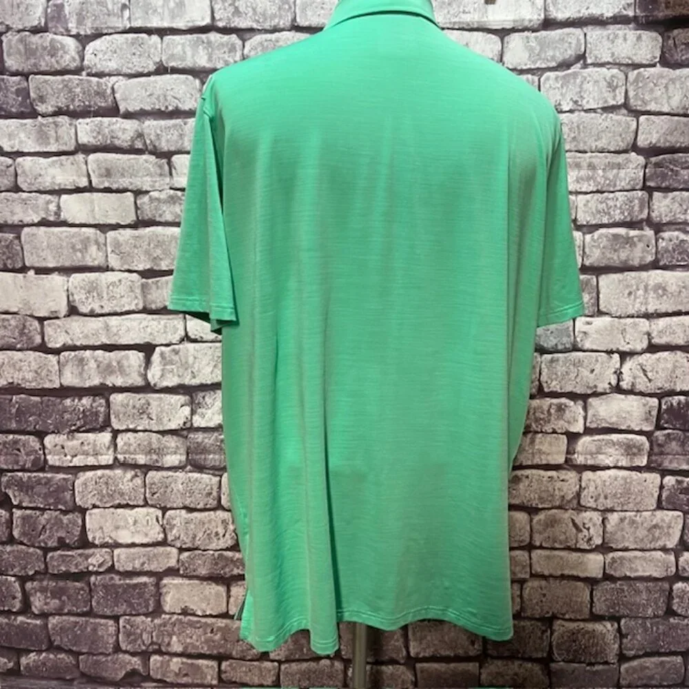 Adidas Green Men's Short Sleeve Golf Polo Size 2XL